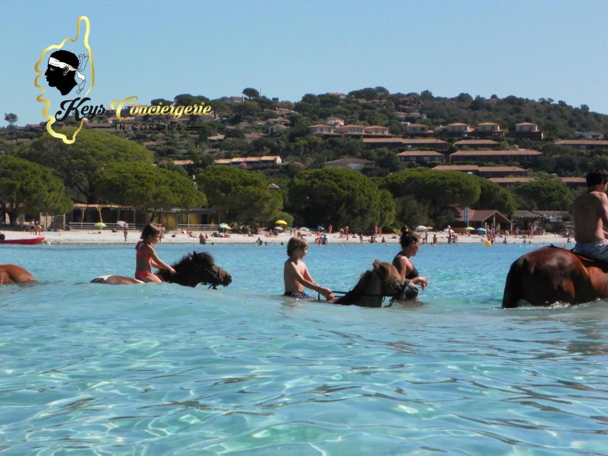Residence Cala Sultana N62 - 4 Pers Avec Piscine Chauffee- Acces Prive A La Plage De Santa Giulia Porto-Vecchio  Eksteriør billede